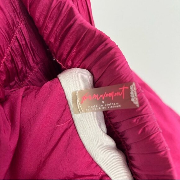 Free People Movement The Way Home Athletic Shorts Bright Pink Fuchsia Size Small - Picture 4 of 7